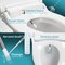 Bidetmate 1000 Series Bidet Seat, Panel Control, Elongated, White BM-1000P-E - alternate 4